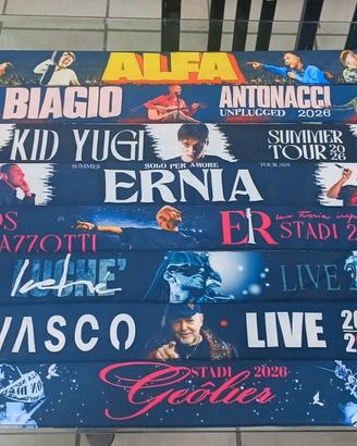 fascette concerti 2026