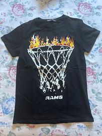 Maglietta nera con stampa