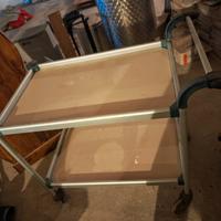 Carrello ospedaliero in alluminio