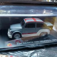 LOTTO DI 6 MODELLINI ABARTH COLLECTION FIAT ABATH 
