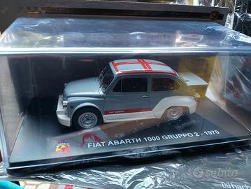 LOTTO DI 6 MODELLINI ABARTH COLLECTION FIAT ABATH 