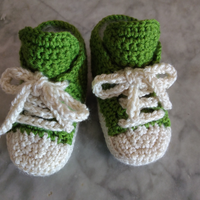 Scarpine neonato 6 mesi cotone