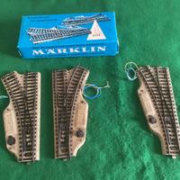 Märklin 3 scambi elettrici in scala H0