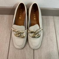 Mocassini BARCA in pelle bianca taglia 39