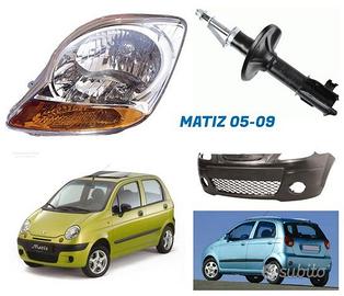 Chevrolet Matiz paraurti cofano fanale freni ammor