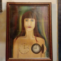 Quadro olio su tavola