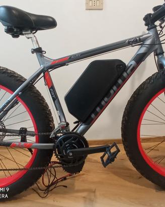 Bici elettrica neve sabbia fat bike 26 moma 1000W
