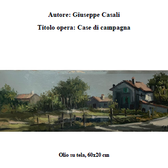 Giuseppe Casali - Olio su tela - 60X20 cm