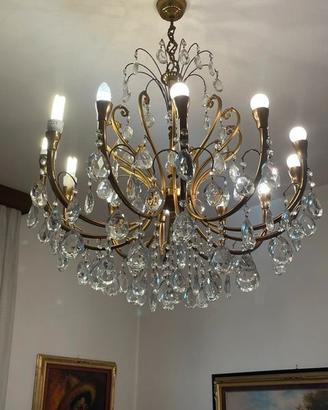lampadario  a 12 bracci