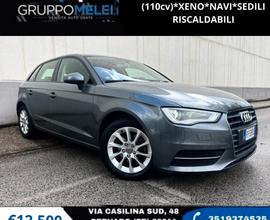 Audi A3 SPB 1.6 TDI (110cv)*XENO*NAVI*SEDILI RISCA