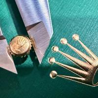 Corona di carica Rolex Oro 18k Originale