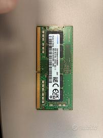 Memoria ram so-dimm per portatile 8gb ddr4