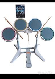 Nintendo Wii - Batteria ROCKBAND con gioco