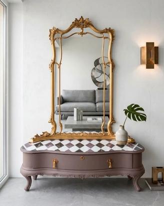 ⚜️ Capolavoro d’Arredo: Consolle con Specchiera 