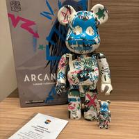 Medicom Bearbrick Jinx Arcane 100% & 400% Set