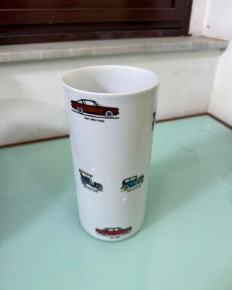 Vaso Porcellana Richard-Ginori Storia FIAT Auto d'