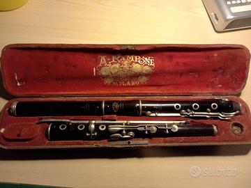 Flauto traverso Rampone fine '800 ebano