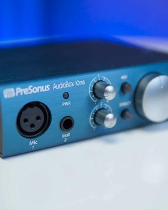Presonus AudioBox iOne scheda audio XLR Phantom