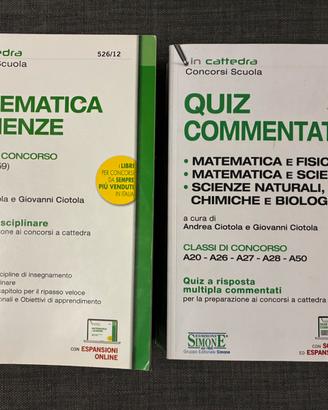 Preparazione concorso docenti Matematica e Scienze