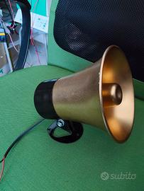 sirena tromba in metallo
