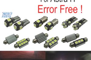 KIT 13 LAMPADE LED INTERNE PER OPEL ASTRA H OPC GT