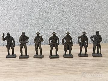 Lotto Serie Soldatini Kinder Cowboy Ferrero anni 7
