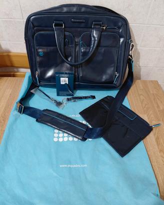 Borsa porta pc/ 24ore Piquadro blu