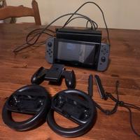 Nintendo switch con micro sd e accessori