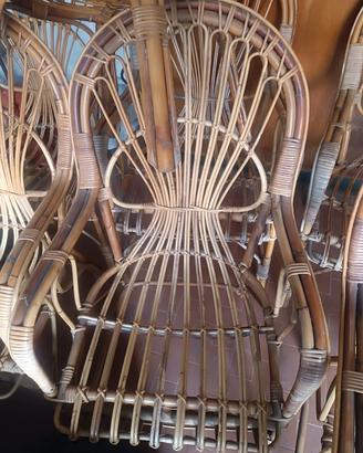 Set giardino in bambù 