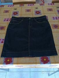 Gonna in jeans Conbipel, Taglia 44 Donna,blu scuro