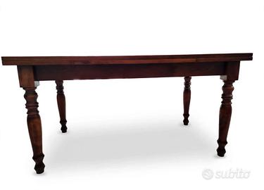Tavolo con sedie legno massello
