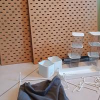Porta oggetti Ikea + attrezzi da appendere