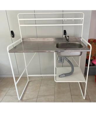 Mini cucina ikea sunnersta con sifoneria