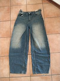 Jeans Bershka Carpenter Baggy Dirty Wash