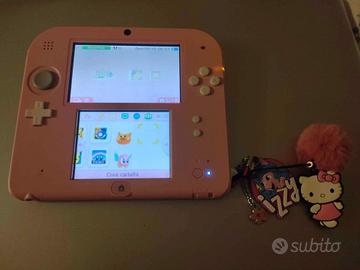 NINTENDO 2DS ROSA + GIOCHI E ACCESSORI ORIGINALI