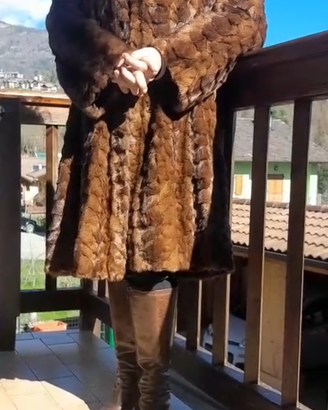 Pelliccia di visone originale Artigianle