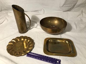 Articoli Decorativi Ottone Vintage Piatti Ciotola