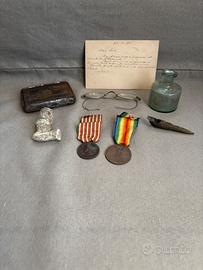 Oggetti ww1 di un soldato Italiano