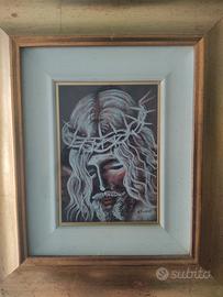 Quadro Mariolino da Caravaggio "Il falsario"