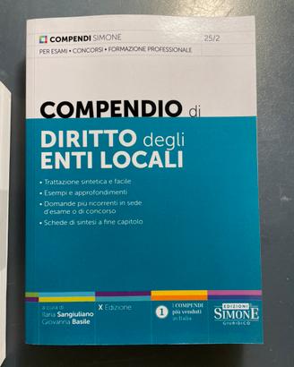 Compendio di Diritto degli Enti Locali - Simone