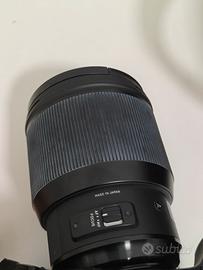 Sigma 85 mm f/1.4 Art per Nikon F – come nuovo