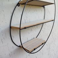 Elegante mensola con struttura in ferro Conforama