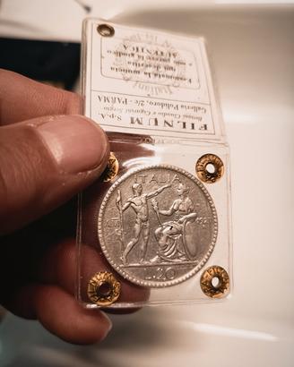 20 lire littore 1927  in bb