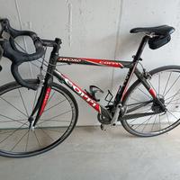 bici da corsa "coppi" in carbonio