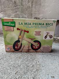 Bicicletta senza pedali legno prima infanzia