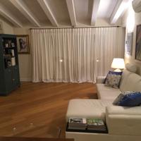 Bel divano penisola in pelle bianca Doimo