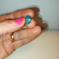 CHARM COMPATIBILE AZZURRO LUCENTE SFACCETTATO 