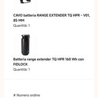 Extender TQ 160 Wh Nuovo COMPRESO base e adattator