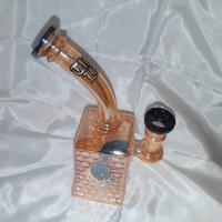 Bong artistico in vetro "Thug life" 