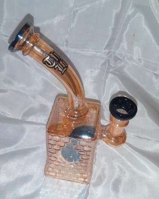 Bong artistico in vetro "Thug life" 